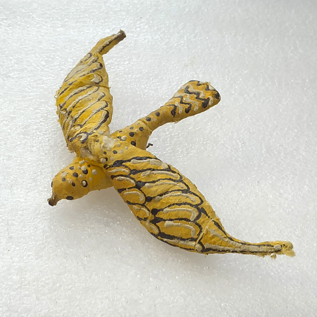 Vintage Christmas Cotton Ornament Tree USSR Antique Old Bird