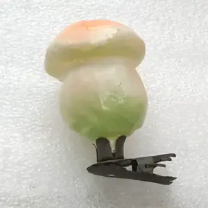 Vintage Christmas Glass Ornament Tree USSR Antique Old Mushroom