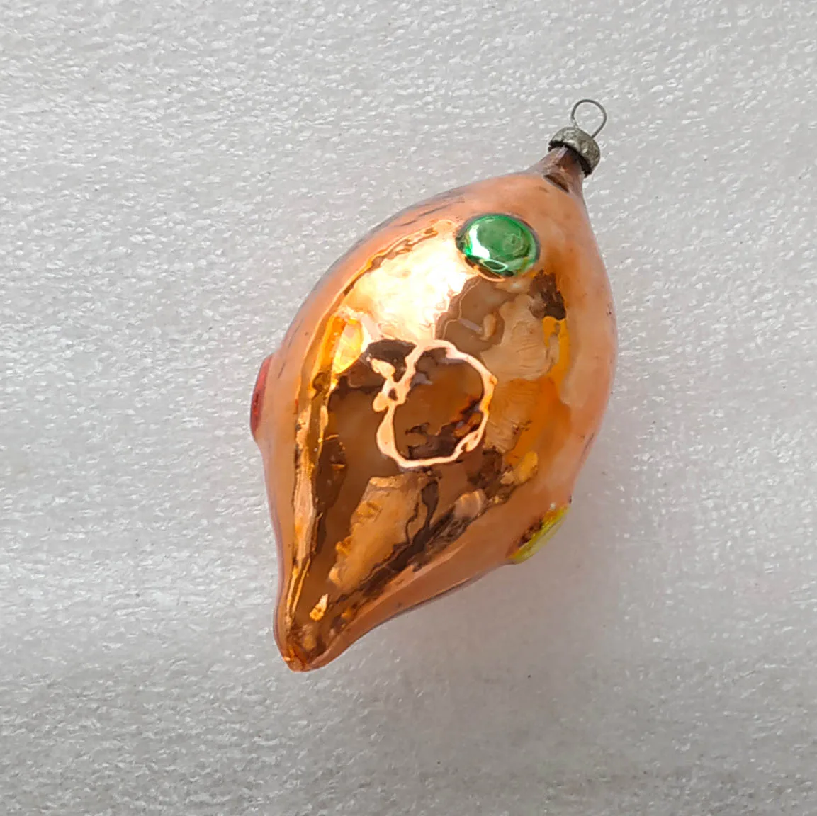 Vintage Christmas Mercury Glass Ornament Tree USSR Antique Old