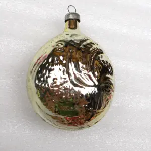 Antique Vintage Glass Christmas Ornament Rooster