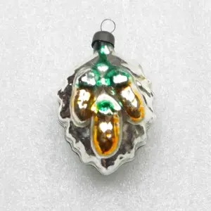 Vintage Glass Christmas Ornament Acorns