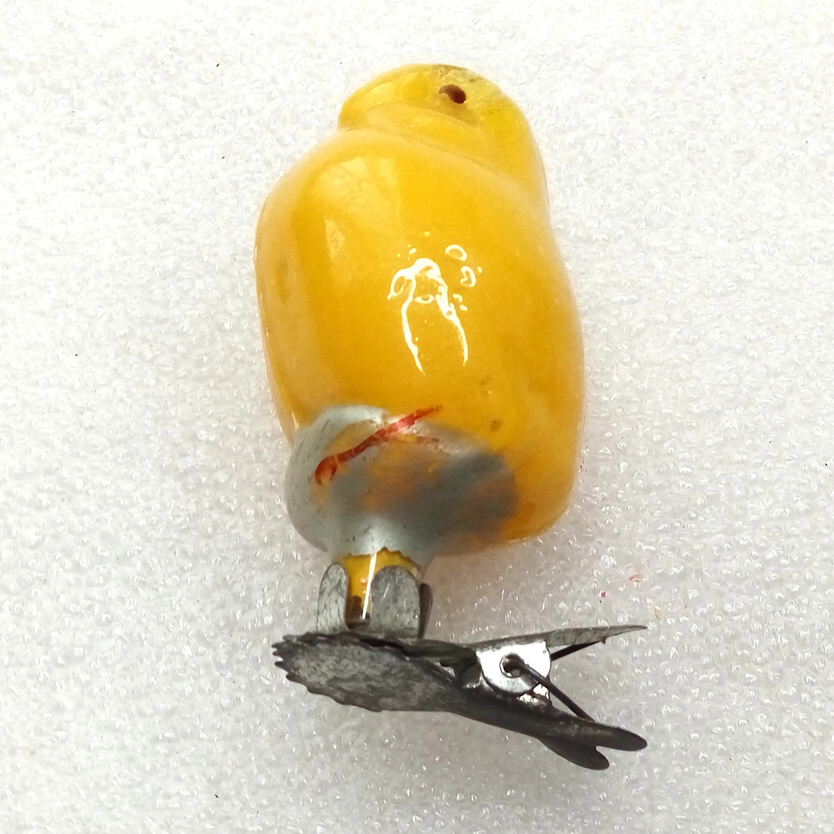 Antique Vintage Glass Christmas Ornament Chicken