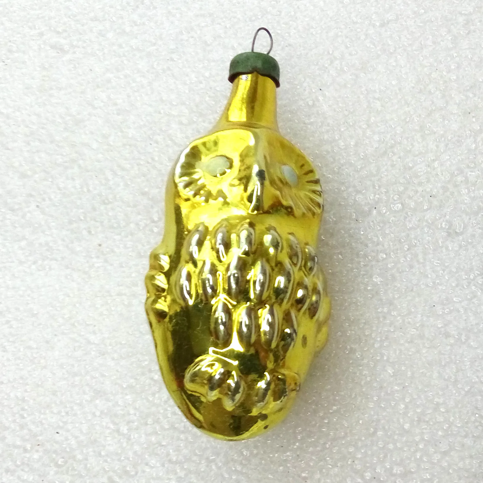 Old Antique Vintage Glass USSR Christmas Ornaments Owl